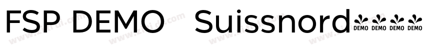 FSP DEMO   Suissnord字体转换